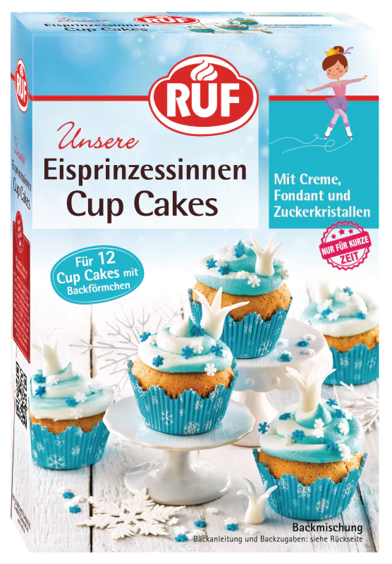RUF Eisprinzessinnen Cup Cakes Backmischung